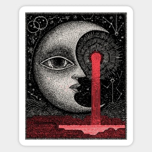 Melancholy of the Weeping Moon Magnet